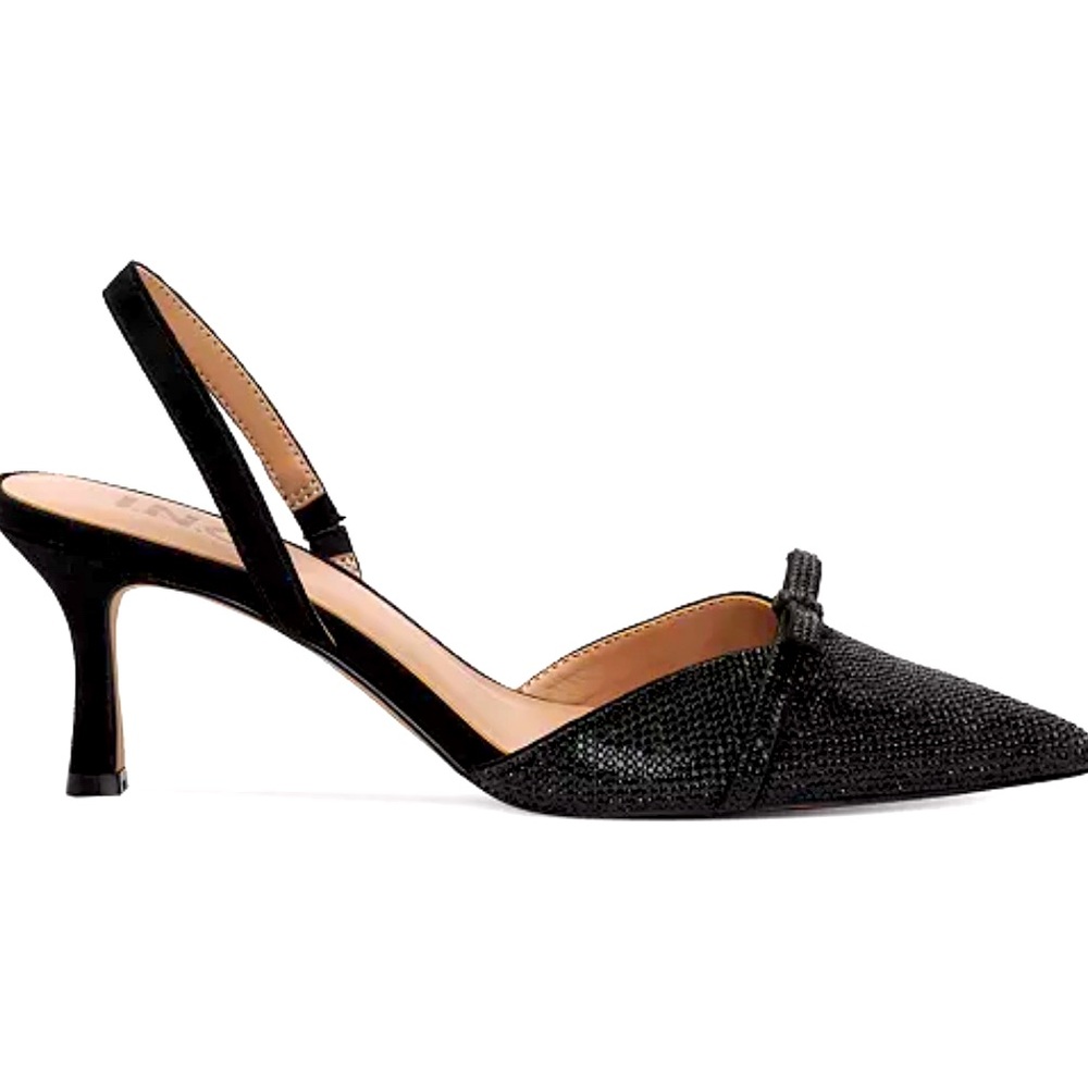 Selling NEW never worn black dress heels with glitz ✨